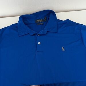 Ralph Lauren Royal Blue performance Polo Shirt for Men